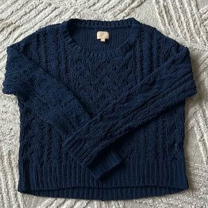 EUC Aero Hygge XS Sweater Chenille Cable Knit Pullover Aeropostale